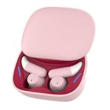 Somnioz Kabellose Schlafkopfhörer, Schlafkopfhörer, bequeme Silikon-Ohrhörer, mit ultramatischem Silikondesign und langer Akkulaufzeit, schwarz/blau/gelb/rot, für Erwachsene