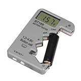 Knopfzellen Tester, Ladezustandsprüfer, Präzisions-Analysator Mobil Energiesparmessgerät Anzeige für Uhren RC-Drucker Solar Haushalt