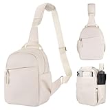 K&F Concept Kameratasche, Kamera Sling Tasche Schultertasche Fotorucksack Klein, Wasserabweisende Kamerarucksack, Verstellbarer Schultergurt Kamera Rucksack für DSLR/SLR Kamera Objektiv