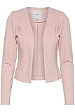 ICHI IHKATE SHORT BL Damen Blazer Kurzblazer Jacke Kurzblazer mit Stretch, Größe:M, Farbe:Rose Smoke Melange (1415061)