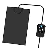 Kasmole Heizmatte Für Reptilien - Terrarium Einsiedlerkrebs Heizmatte 14W | Temperaturregelung Für Amphibien Geckos Schildkröten Spinnen Echsen Terrarien