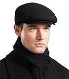 Comilaka Herren Schiebermütze Barret Cap Gatsby Schirmmütze Einstellbar Newsboy Cap Baskenmütze Herbst Winter 55-59cm