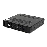 HP EliteDesk 800 G2 Desktop Mini USDT Intel Quad Core i5 256GB SSD Festplatte 8GB Speicher Win 10 Pro MAR Ultra Slim Desktop Computer Mini PC (Generalüberholt)