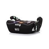 Chipolino Kindersitz, Sitzerhöhung Wing i-Size (125-150cm) ISOFIX Getränkehalter, Farben:schwarz