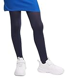 Annes styling Mädchen Strumpfhose Blickdicht – Weiche Kinder Feinstrumpfhose 40 DEN – Perfekt für Schule & Ballett – Bequeme, Elastische Mädchen Tights – Blu – 134/140 – 8–10 Jahre