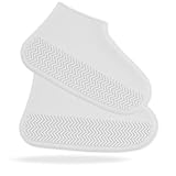 regenfüßlinge, Männer Frauen faltbar regenfüßlinge, weiß regenfüßlinge, wiederverwendbar.