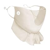 Gesichtsmaske für Sport, Sonnenschutz, Golf, Sport, Gesichtsmaske, verstellbare Ohrriemen, Freizeitkleidung, halbes Netzgewebe, Gesichtsschal für Ehefrau, Freundin, Mutter