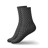 Lenz Think About Women 6er Pack Socken Damen Schwarz-Grau gepunktet: Nachhaltige, weiche und langlebige Damensocken, extra weiches Bündchen, flache Nähte, gekettelte Sockenspitze, 39-42