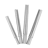 Abaodam 4 Stück Reparaturset Angelrutenverbinder aus Verstärktem Material Passgenaue Stangengelenkhülsen 6 –9 für Angelzubehör und Schnelle Montage bei Angelruten Reparatur