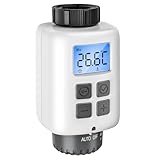 AromaRoom Heizkörperthermostat, Automatische & Manuelle Heizungsthermostat, Energiesparen Thermostat Heizung Smart, Digitales Thermostat Gewinde M30x1,5mm