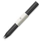 Graf von Faber-Castell 118638 Holzgefasste Bleistifte mit Tauchkappe, schwarz