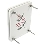 HIAKDOFT Blumenpresse Holz DIY Pflanzenpressen Kit für Gepresste Blumen Scrapbooking Karten Basteln Gartenarbeit Geschenk