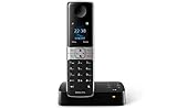 Philips D6351B/38 DECT Telefon Schnurlostelefon mit Anrufbeantworter