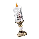 Oxtxuzdm Weihnachtsbaum Schneeflocken Projektions Kerzenlampe Für Drinnen Und Draußen Urlaubsdekoration Dynamisches Licht Geschenk Für Familie Realistische Schneefälle Dekoration Geschenk