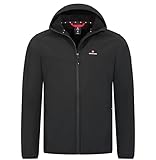 Höhenhorn Alpberg Herren leichte Softshell Jacke Outdoor Schwarz Gr. XXL
