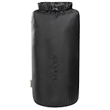 Tatonka Packsack Dry Sack 10l - Wasserdichter Packbeutel mit Rollverschluss und Steckschließe - Aus recyceltem Polyester - 10 Liter Volumen (schwarz)