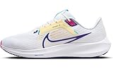 Nike Herren Air Zoom Pegasus 40 Laufschuhe, White/Deep Royal Blue-Photon Dust, 42.5 EU