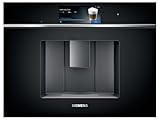SIEMENS CT718L1B0, iQ700, Smarter Einbau-Kaffeevollautomat, Schwarz, 59,4 cm, autoMilk Clean – automatische Dampfreinigung des Milchsystems, ceramDrive – verschleißfreies Keramikmahlwerk