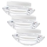 CTIRCHIU 3 Stück Teiliges Transparente Kosmetikcreme Döschen Kompakte Reise Cremebehälter mit Sicherem Deckel zum Befüllen von Lotionen Salben und Body Butter Leicht und Auslaufsicher