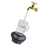 Outanaya Schwimmender Gartenbrunnen Wasserhahn aus Robustem Kunststoff Wetterfest und UV beständig Dekorativer Springbrunnen für Außenbereiche Wie Garten Terrasse und Rasen