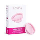 INTIMINA Ziggy Cup 2 - Extradünne, Wiederverwendbare Menstruationsscheibe mit Flacher Passform, Menstruationstasse, (Größe A)