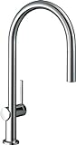 hansgrohe Küchenarmatur Talis M54 (Wasserhahn Küche, 360° schwenkbar, ausziehbarer Auslauf, hoher Komfort-Auslauf 210mm, Standardanschlüsse) Chrom