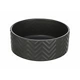 TRIXIE Napf, Keramik, 0,9 L/Ø 16 cm, Schwarz - 25021