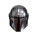 Design Handicraft, Mandalorian-Helm, Stahl, mittelalterlicher Helm für Halloween, Kostüm, Theater, Rollenspiel, Rüstung, tolles Produkt