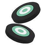 WOONEKY 2 Stück Teiliges Tragbares Bogenschießen Ziel aus Verschleißfestem Eva Material Bewegliches Pfeil Ziel mit Ringen für Outdoor Training Präzises Üben und Verbesserte