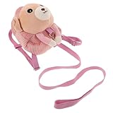 POPETPOP Kinderrucksack Mädchen Plüsch Mini Rucksack mit Sicherungsleine Weicher Kindergartenrucksack für Kleinkinder Leicht zu Reinigen Langlebig und für Ausflüge und Alltag