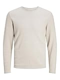 JACK & JONES Male Strickpullover Einfarbig Strickpullover