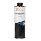 D.LINE Unterbodenschutz UBS Bitumen schwarz 1 Liter Spritzpistolendose (12x 1 Liter)