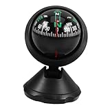 STOBAZA Auto Kompass Kugel Hochpräzise Dashboard Navigationskompass für Fahrzeuge Outdoor Camping Reise Vielseitig Einfache Montage