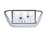 Android 15-Autoradio für Hyundai Solaris 2 2017–2018 | 9-Zoll-Touchscreen | CarPlay & Android Auto | GPS-Navigation | 4G LTE & WLAN | Plug & Play | Bluetooth 5.0