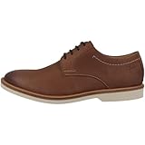 Clarks Herren Atticus Ltlace Oxford, Dark Tan Lea, 44 EU