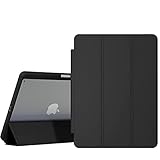 Smart Case für iPad Mini 6 (8,3 Zoll, 6. Generation, Version 2021) mit automatischer Sleep/Wake-Funktion, stoßfest, transparente Rückseite, Tablet-Cover (schwarz)
