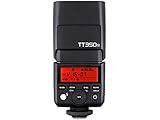 GODOX Blitzgerät TT350N Systemblitzgerät für Nikon Kameras, Schwarz