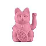DONKEY Winkekatze Hot Pink - Lucky Cat, Maneki Neko | Symbol für Rebellion & Selbstbestimmung | Moderne Deko & Geschenk