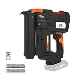 WORX WX844.9 NITRO 20V 18GA Akku-Tacker - 80 Klammern/min Schießen - kabelloser Tacker mit Air-Impact-Technologie - mit werkzeugfreier Verklemmungsauflösung - ohne Akku & Ladegerät