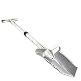 Nokta Makro Schaufel Premium - Grau - Edelstahl - Multi-Purpose Schaufel/Spaten Hybrid