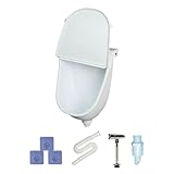 Urinal für die Wand, Wand-Urinflasche für Männer, wasserdicht, mit Überlaufschutz, für , Herren, Outdoor, Camping