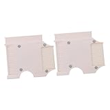 BCOATH 2 Stück Fending Board Adjuster aus Abs Robuste Bootsschienenhalterung Verformungsfest Kratzfrei Langlebig Verstellbar Passend für Yachten und Boote Praktische Befestigung