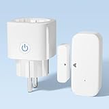 Fensterkontaktschalter Dunstabzugshaube, Funk Abluftsteuerung, Fensterschalter für Kamin, Kontaktschalter mit Fenster Magnetschalter für Dunstabzugshaube