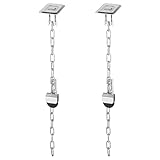 ABUS Gitterrostsicherung GS40 - Schutz für Kellergitter und Kunststofflichtschächte - mit variabler Kette - ABUS-Sicherheitslevel 6 - 03600 - 1er Set