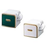 Abaodam 2 Stück Manuelle Zahnpasta quetscher Wandhalterung ohne Bohren Langlebiger Tubenpresser für Zahnpastatuben und Cremes Platzsparendes Squeezing Rack Einfach zu Bedienen und