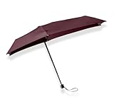 Senz ° Mikrofaltbarer Sturm-Regenschirm, Aubergine