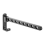 Wäscheständer Wandhalterung - Wandtrockner Kleiderbügel Wandmontierter Kleiderständer Klappbügel Wandmontage Trockengestell für Badezimmer Balkon