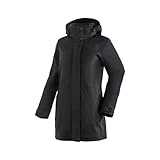 Maier Sports Lisa 2.1, Damen Outdoorjacke, Wasserdichter Outdoor-Mantel mit vielen Features, mTEX Wetterschutz und mTHERM für hohen Wärmerückhalt, PFC-frei, Schwarz, 40