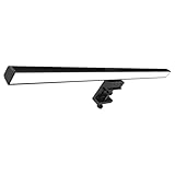 Zkydhbd Einstellbare Helligkeitsclip Auf Leselicht Kunststofftextur Für Desktop Bildschirm Energieeffiziente LED Aufgabenlampe Intelligente Automatische Dimm Bürolampe Geeignet