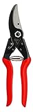 FELCO 5 Gartenschere (Schnitt-ø 25 mm, Länge 225 mm, Rebschere für große Hände, Klinge aus Stahl, spitz zulaufender Schneidkopf)